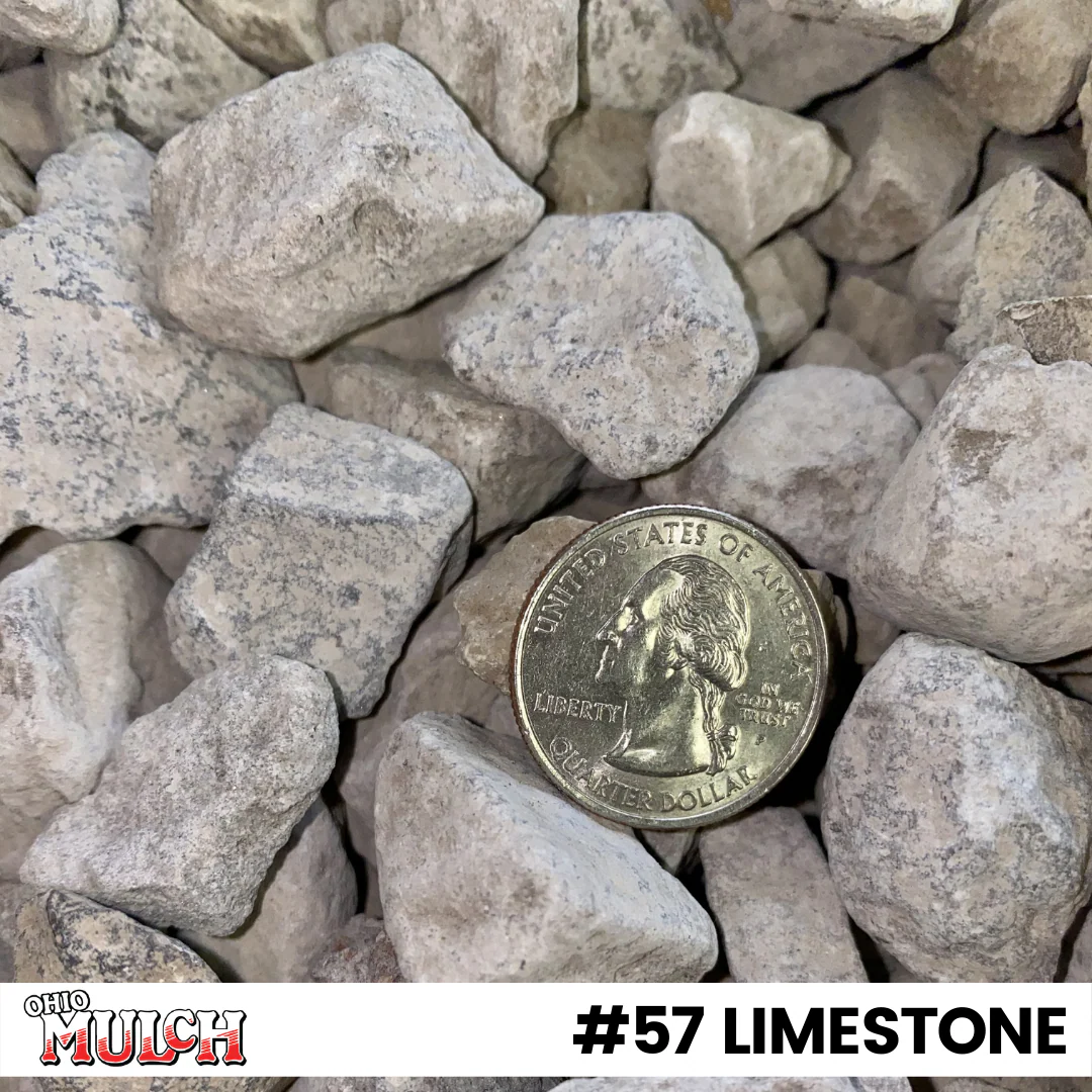 (9013) #57 Limestone, Bulk (1/2 CY)