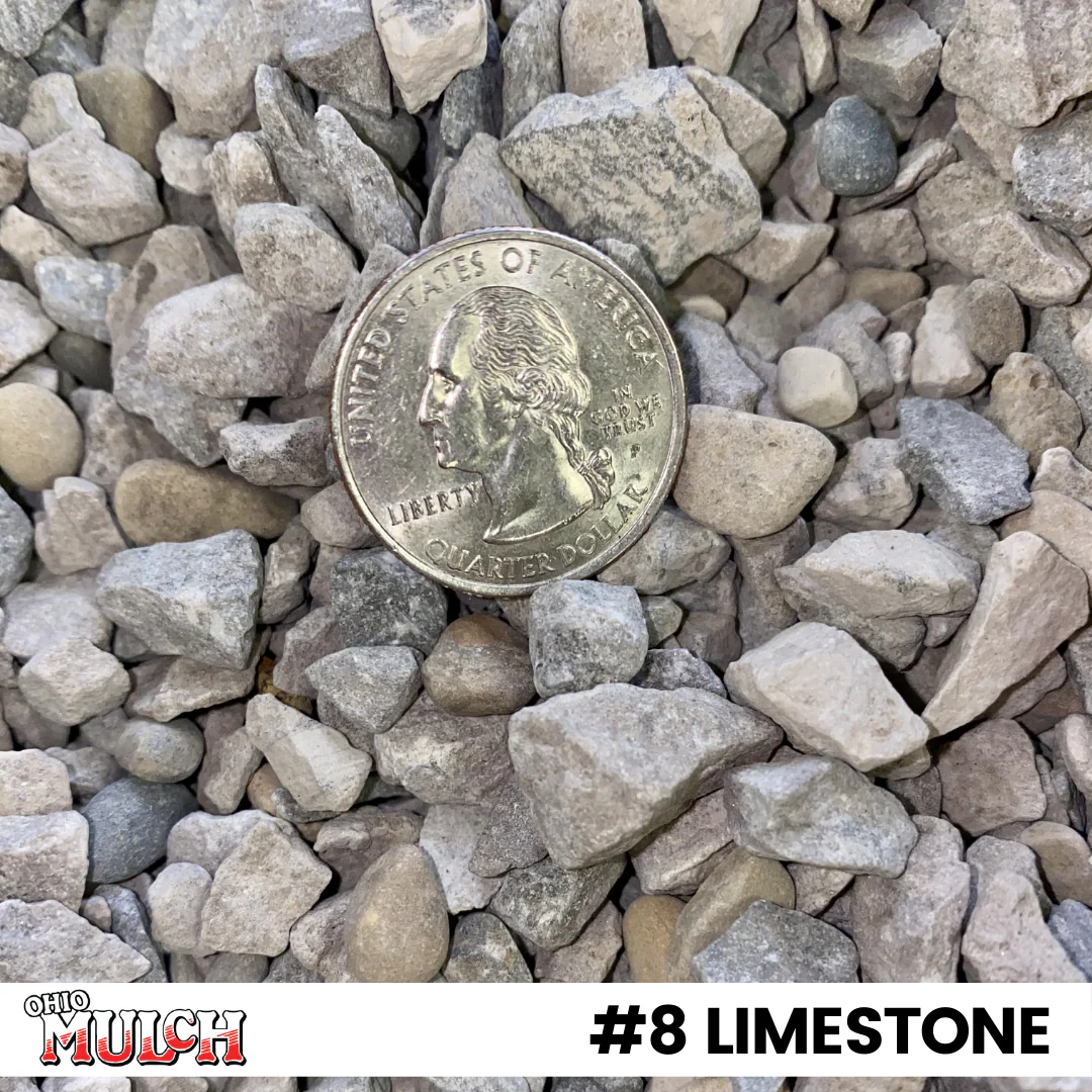 (9012) - #8 Limestone, bulk (1/2 CY)