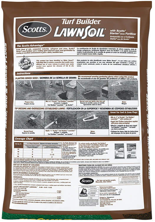 (6693) - Scott's Turf Builder Lawn Soil 1cf - Image 3