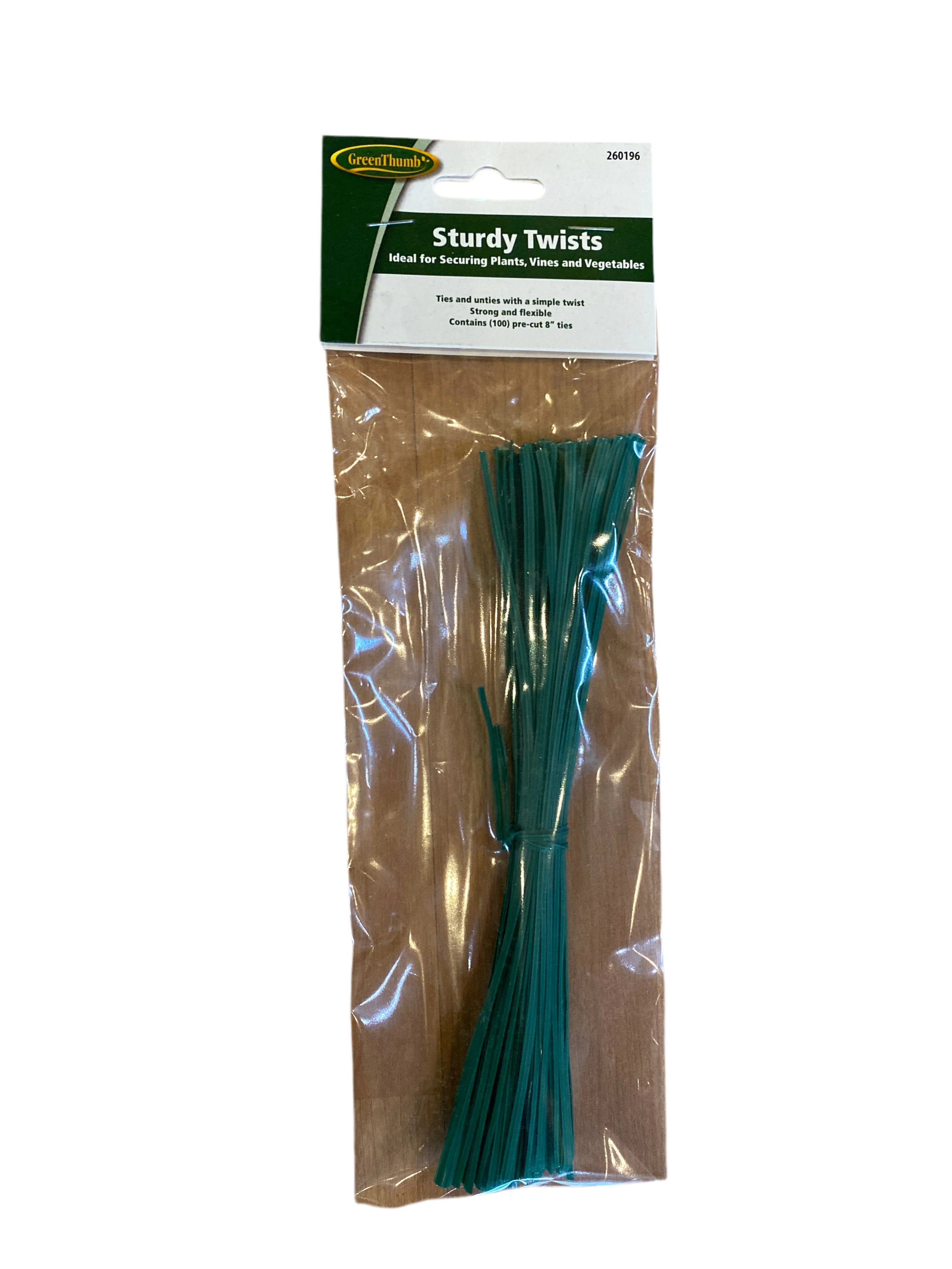(6859) - 100 pk 8" Wire Tie - Sturdy Twists