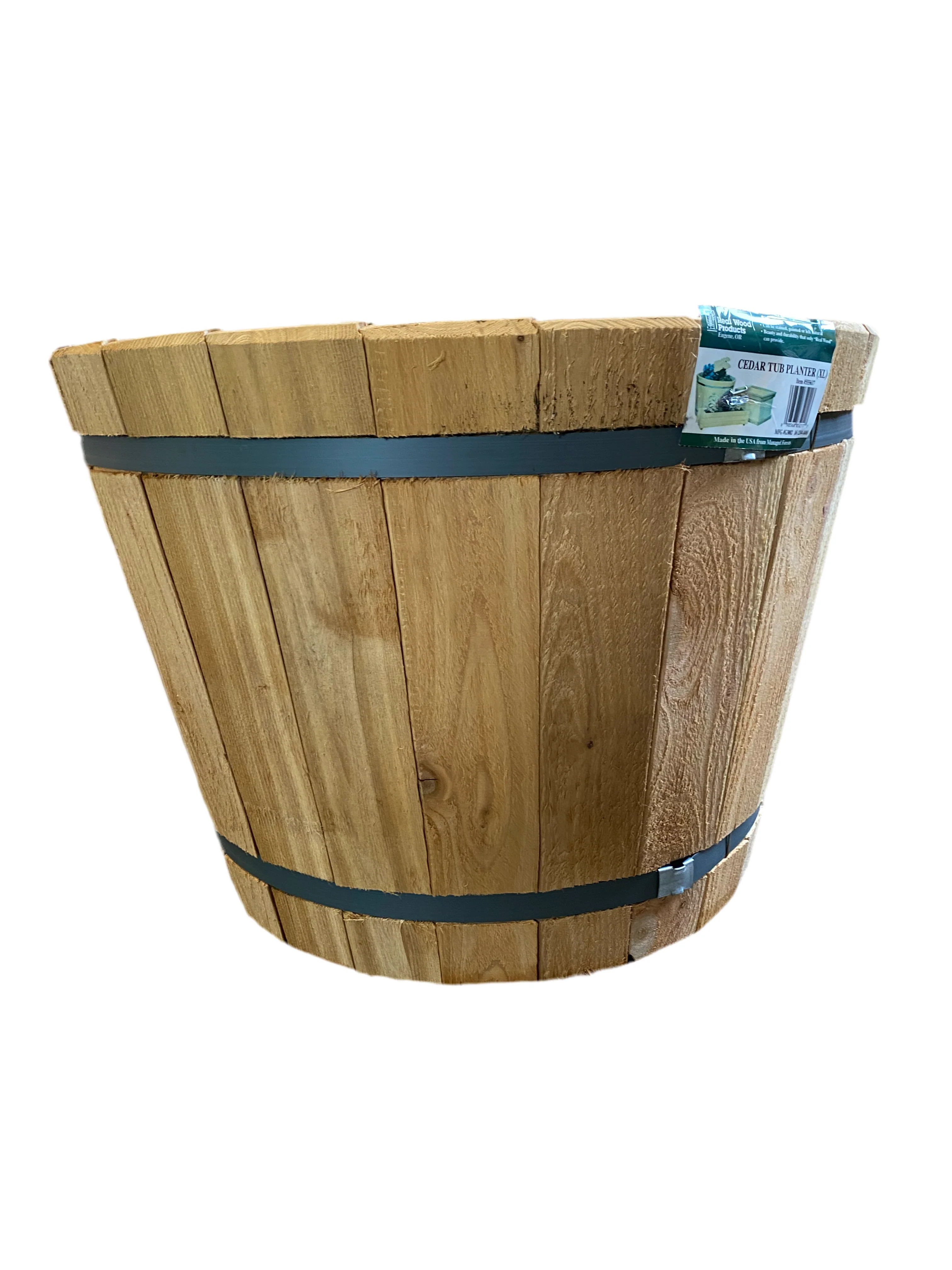 (6873) - Large Cedar Tub