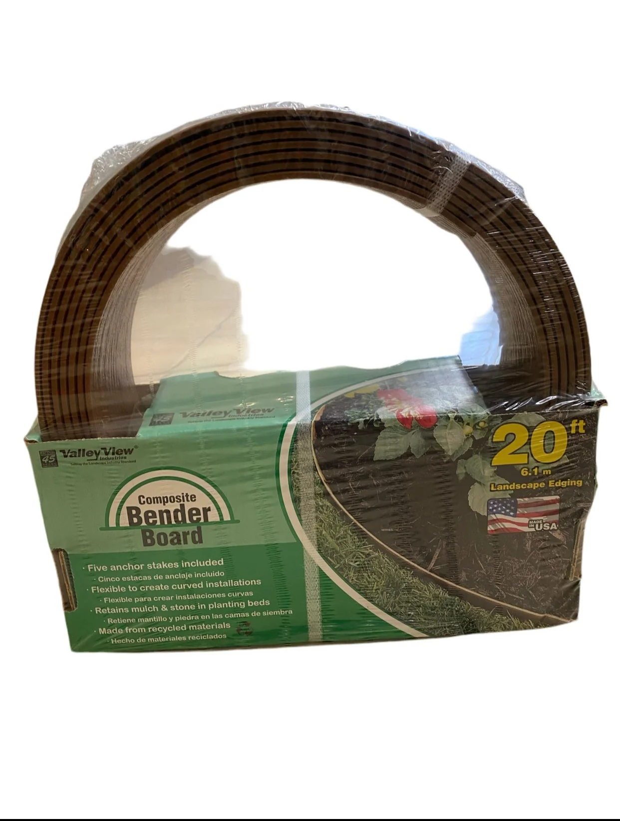 (6943) Valley View Brown Landscape Edging 20'