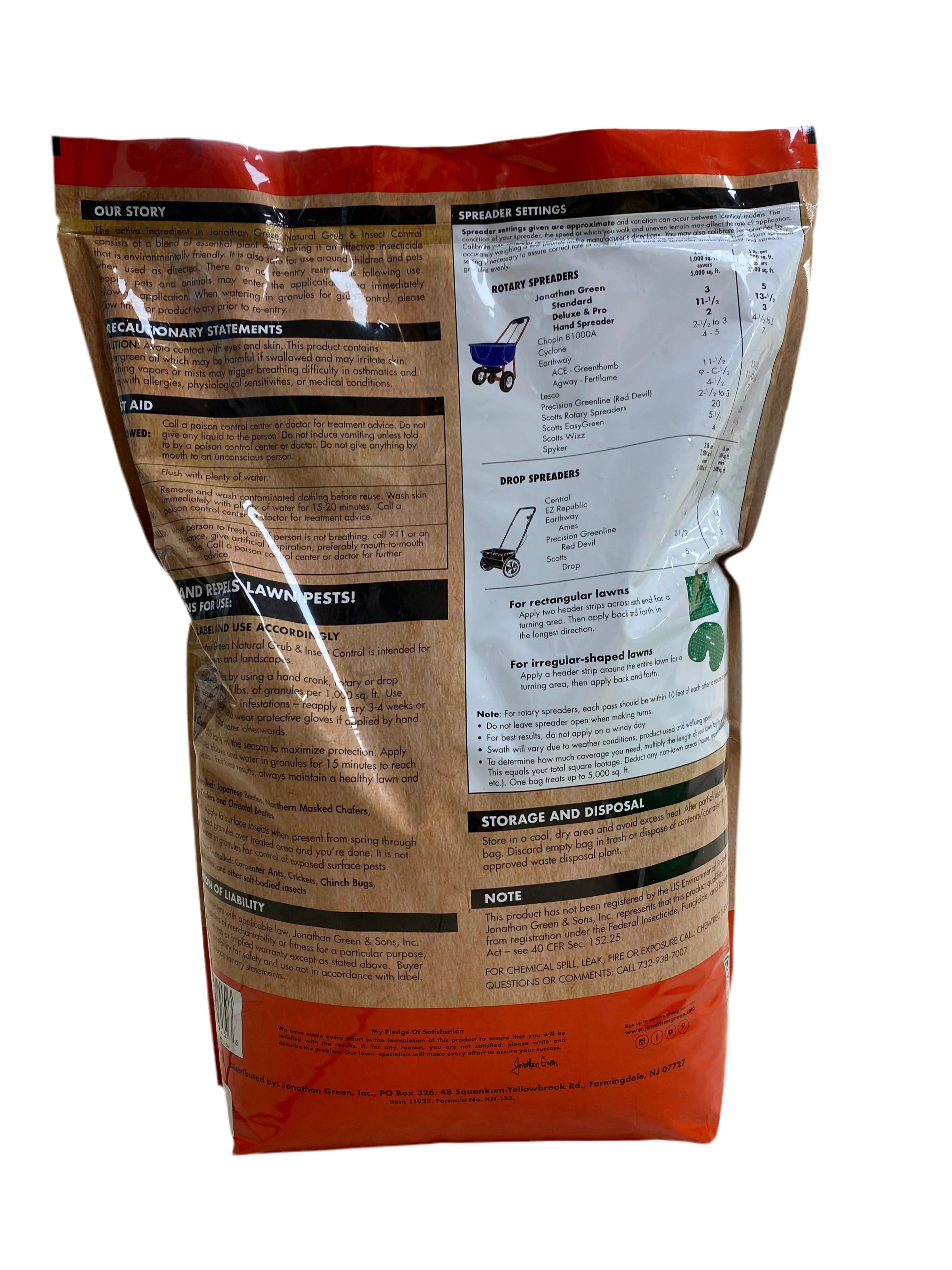 (7153) Jonathan Green Grub and Insect Control 10lb - Image 2