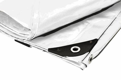 (8007) - 20'x20' White Heavy Duty Tarp