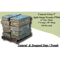 Canyon Gray 3ft Split Step (per piece) #7504 - Image 3