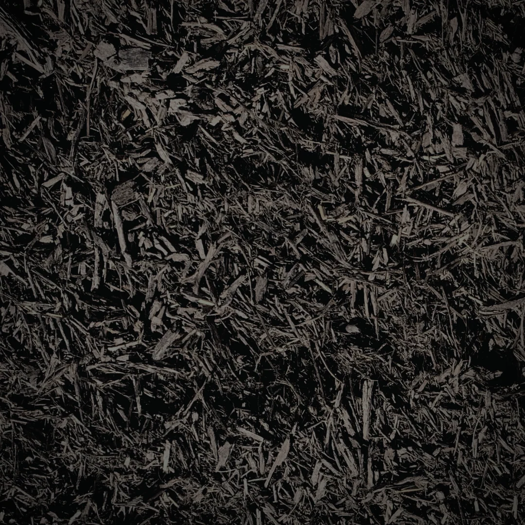(1951MM) Midnight Black triple shred Hardwood Mulch - - Image 2