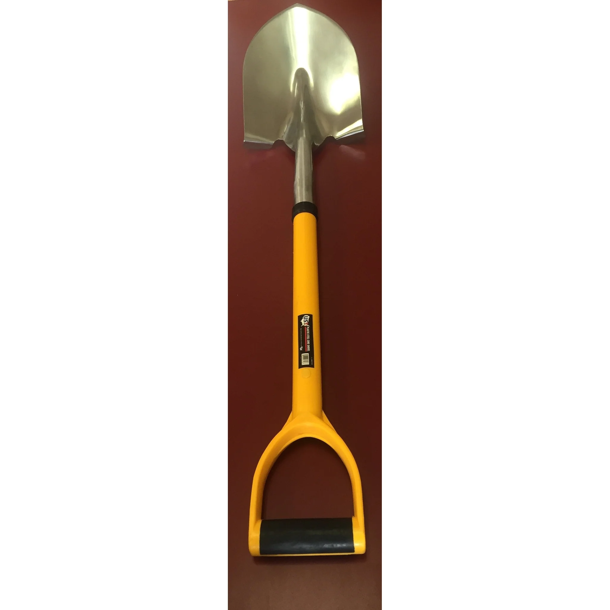 Round Polished Steel Shovel