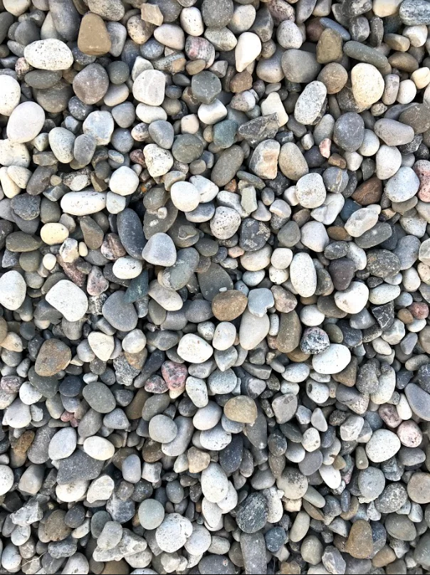 (9018) - Small River Rock, bulk (1/2 CY)